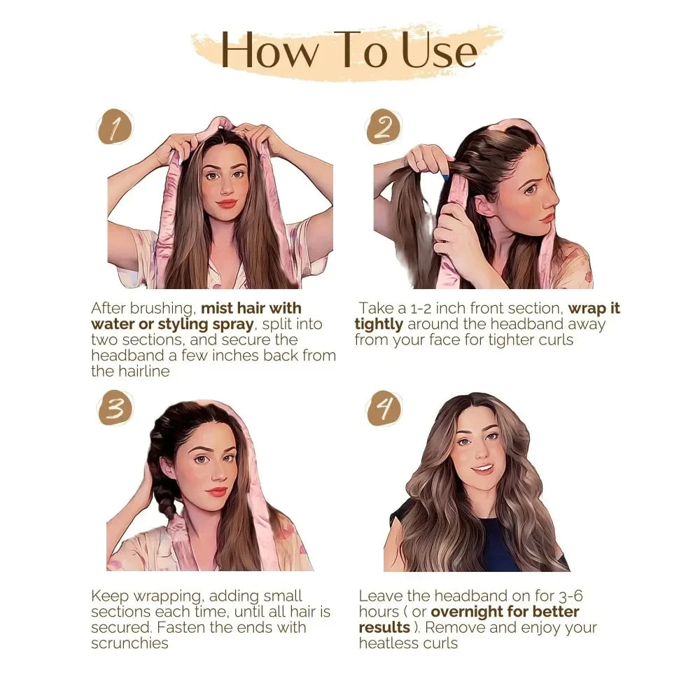 Lumé Overnight Curls™ Heatless Curling Set